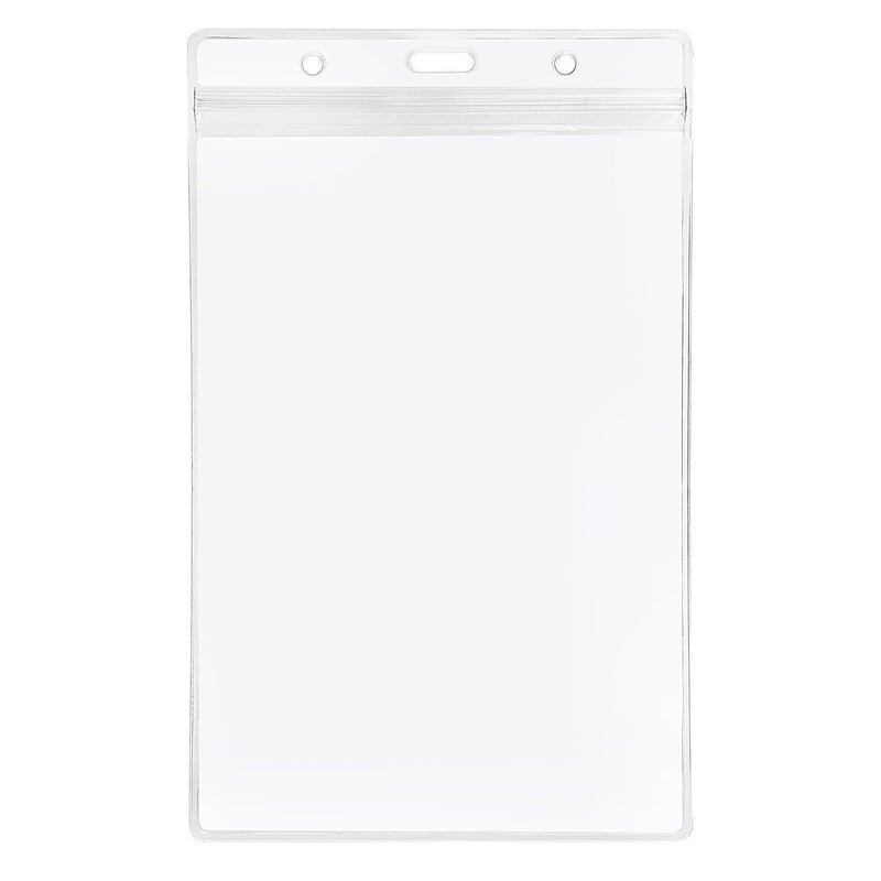 LGEGE 24 PCS Transparent Extra Large 6.5x4.5"" Badge Holders for Passport ID,Cash,Plane Ticket, Receipts,Credit Card, etc - Image 4